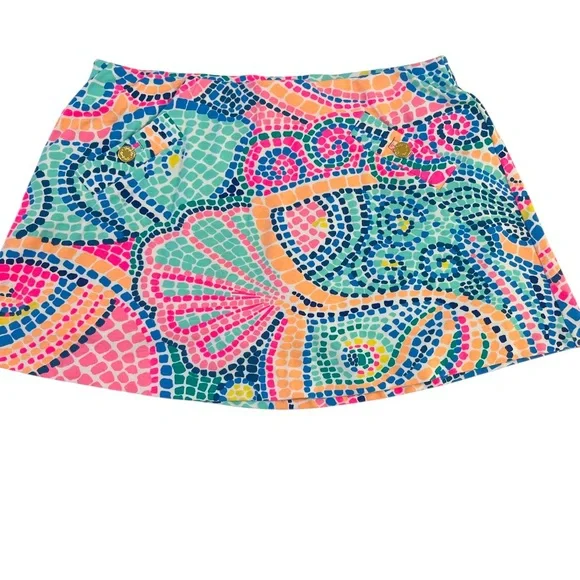 Lilly Pulitzer Madison Skort Mosaic Print M - Picture 2 of 9